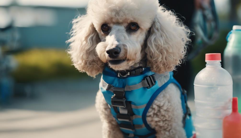 active poodles need hydration