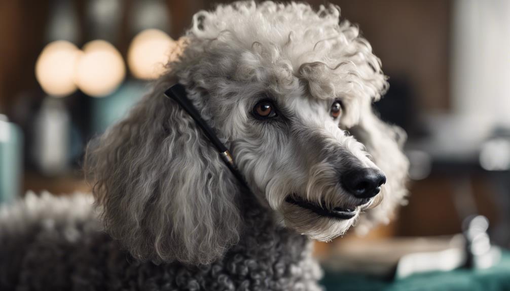 aging poodles coat care