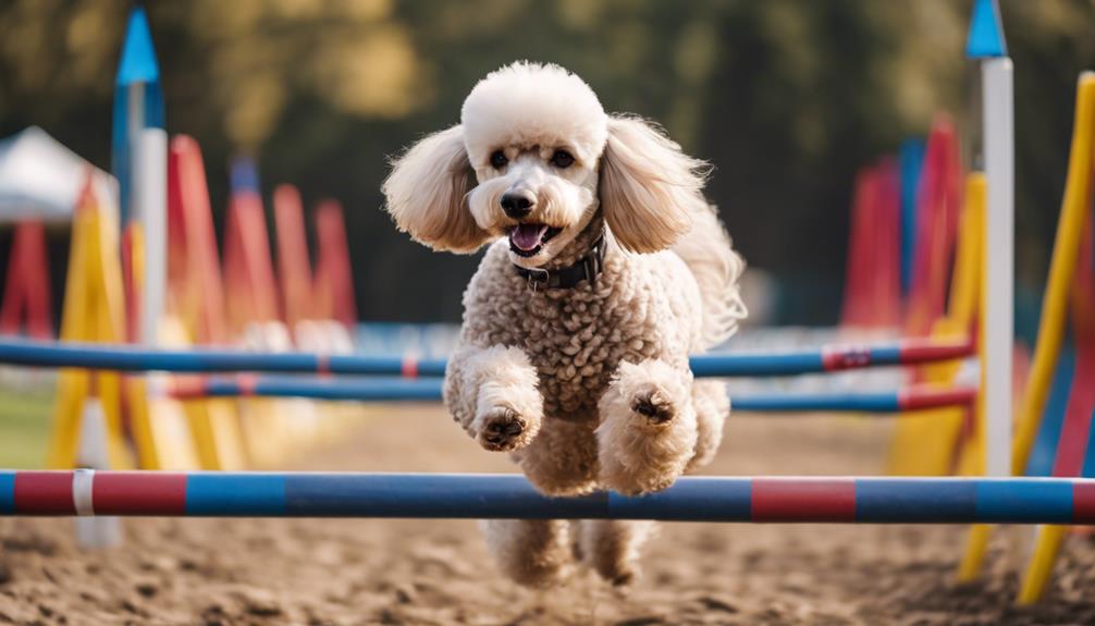 confident poodles through training