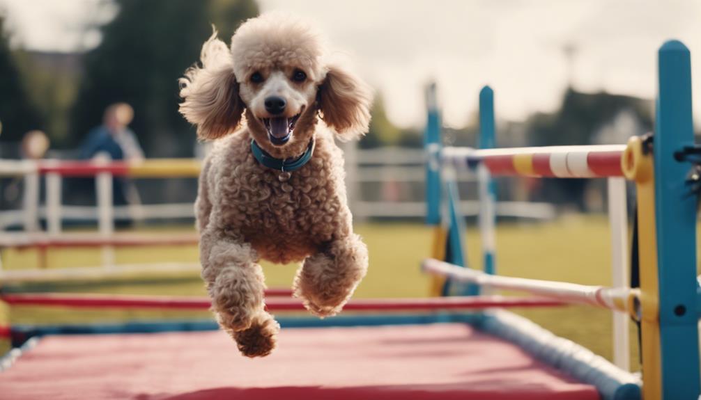 exploring poodle s active nature
