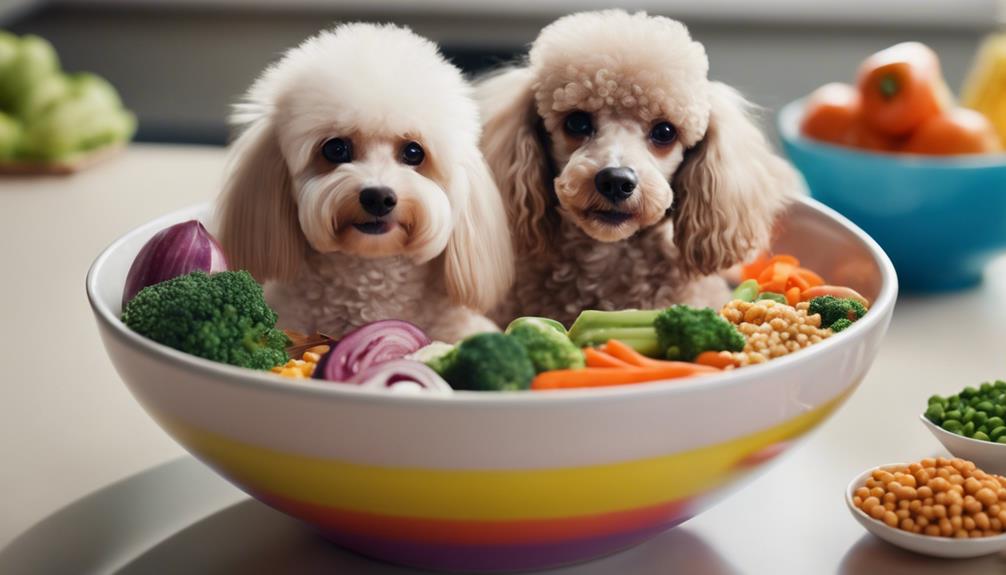 feeding poodle puppies correctly