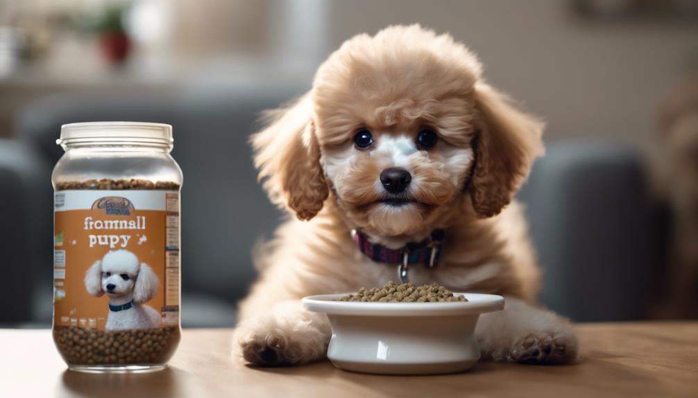 feeding poodle puppies properly