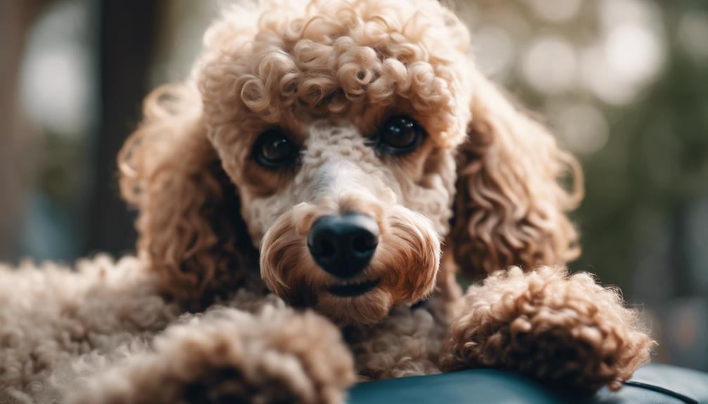 human and poodle connection