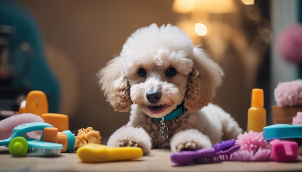 interacting while grooming pets
