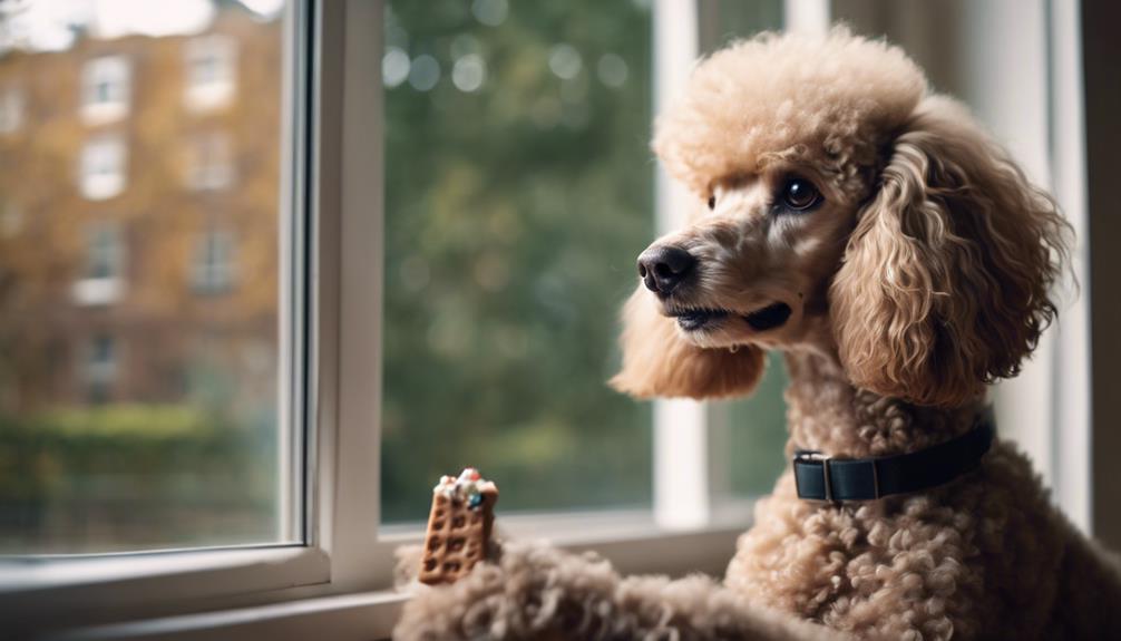 managing poodle s barking behavior