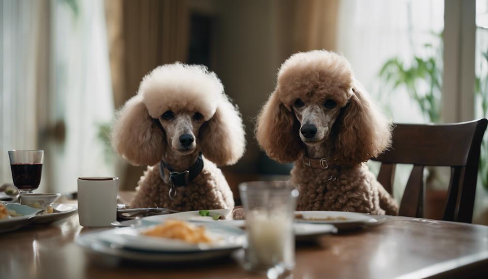 managing poodle s begging habits