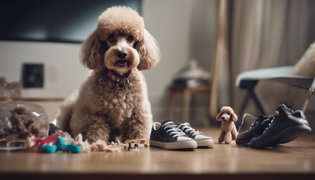 managing poodle s chewing behavior