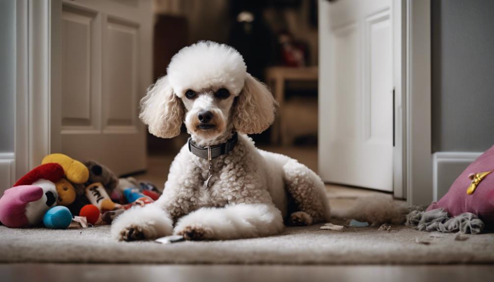managing poodle separation anxiety
