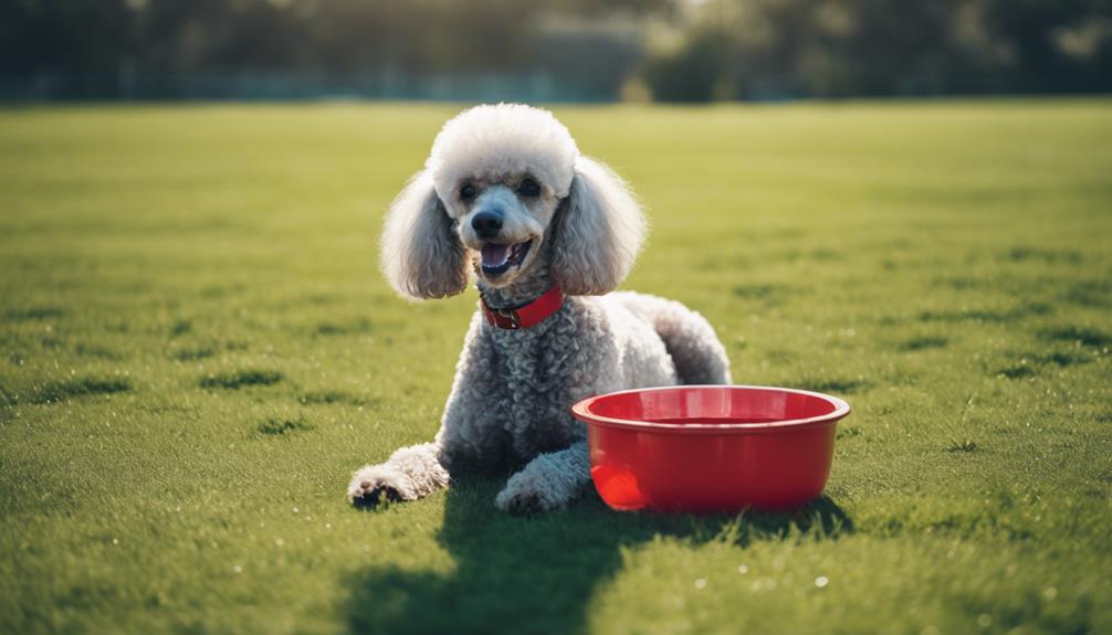 meeting poodle s water requirements