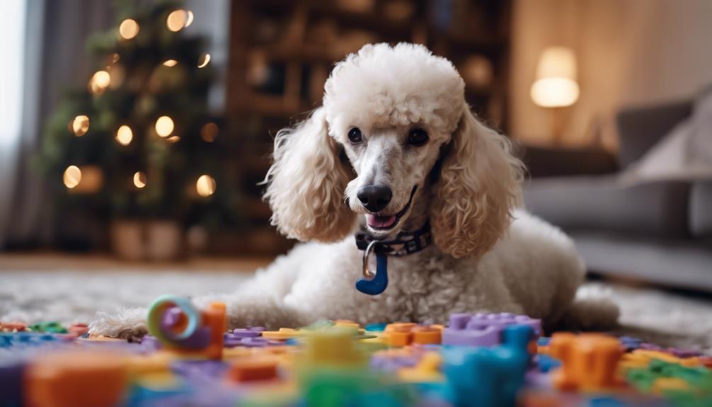 mental exercise improves poodle