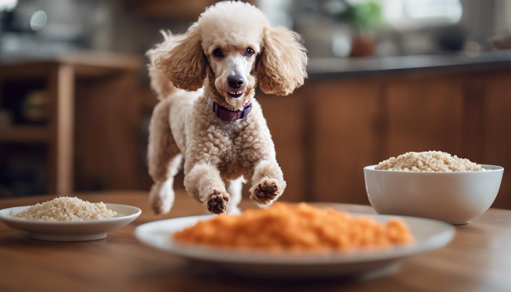 nutritious carbs fuel poodle