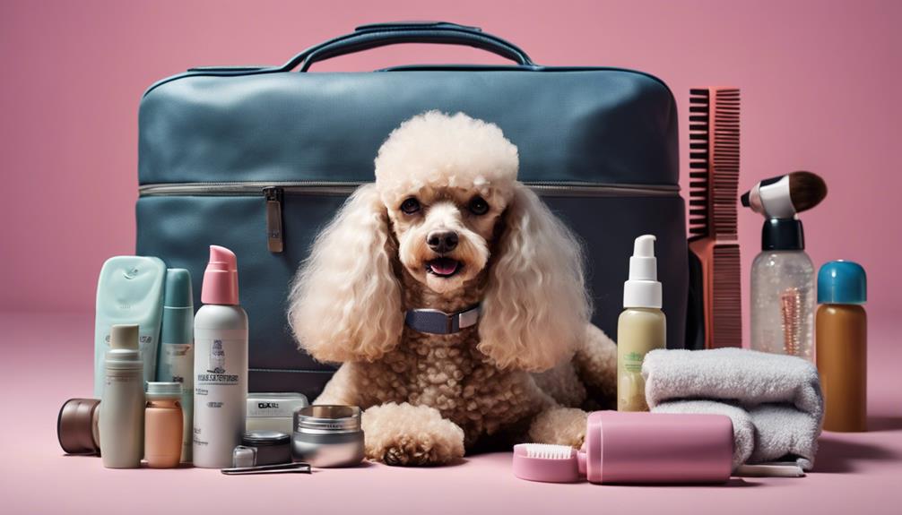 packing grooming essentials carefully