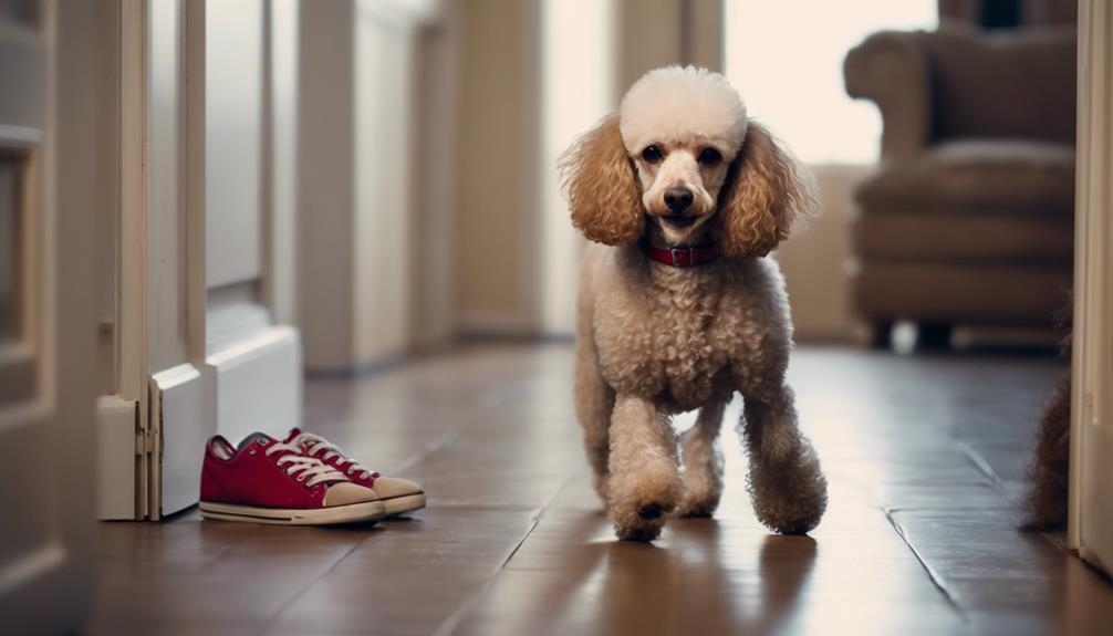 poodle anxiety symptoms described