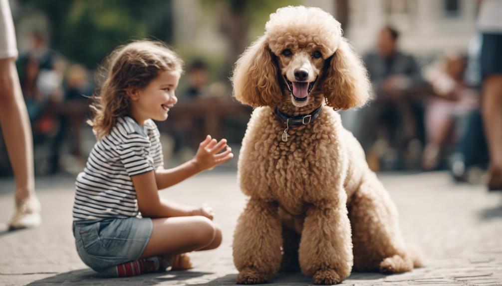 poodle behavior with children