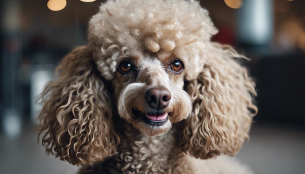 poodle coat health care