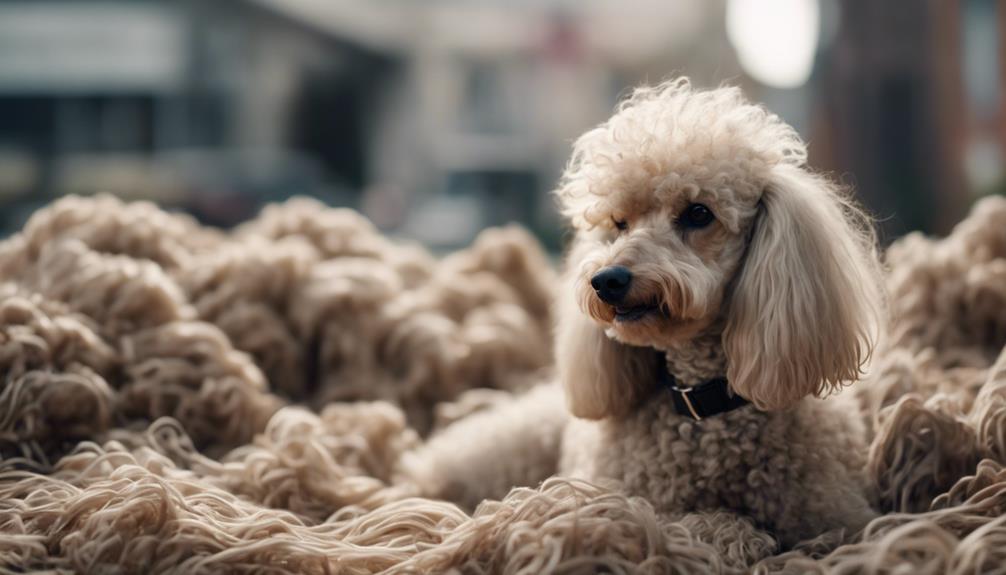 poodle coat matting signs