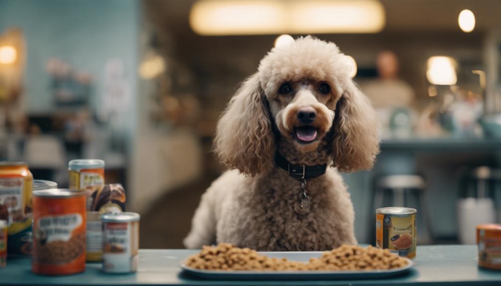 poodle diet change signs