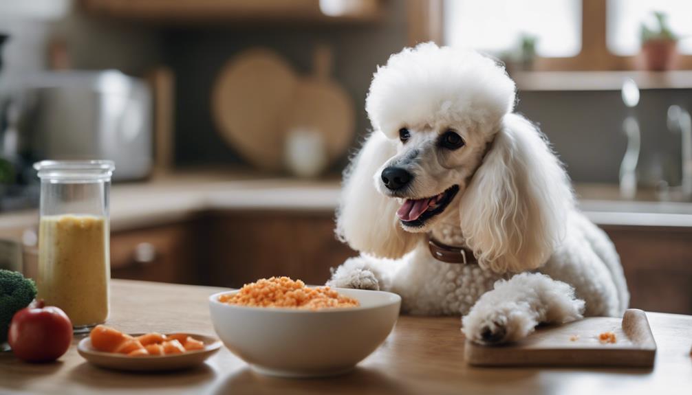 poodle diet transition tips