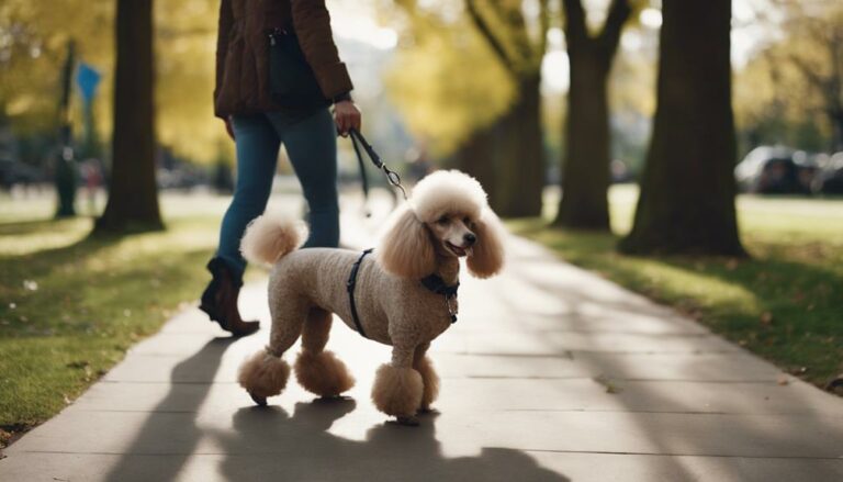 poodle leash training techniques