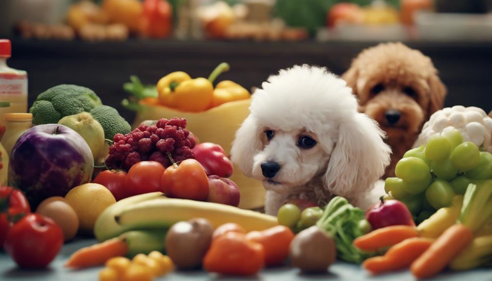 poodle puppies dietary requirements