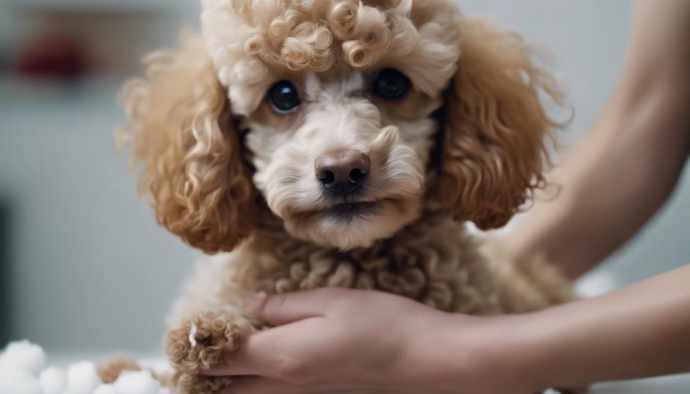 poodle puppy ear hygiene