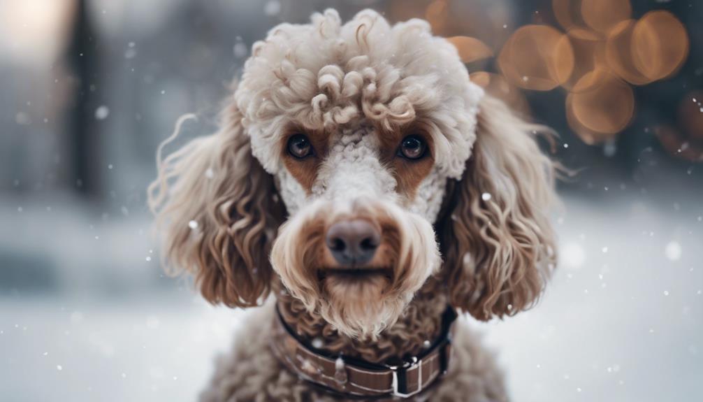 poodle s unique coat features