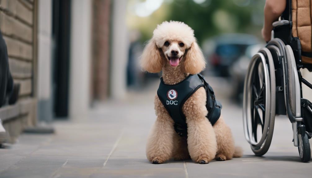 poodle service dog tasks