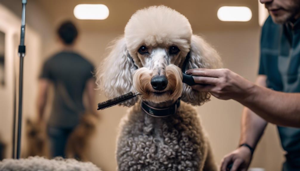 poodle shedding coat issues