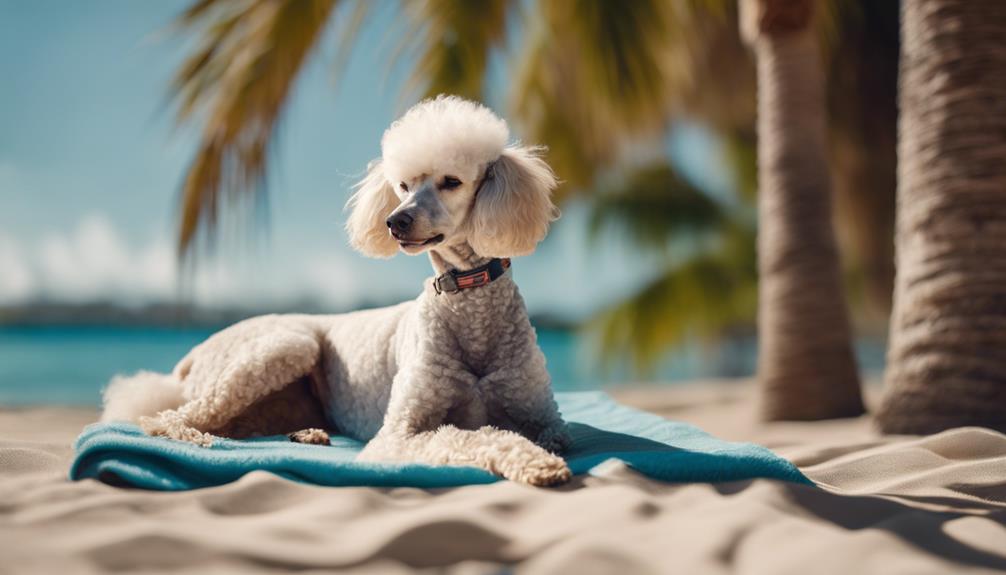 poodle thrives in cold