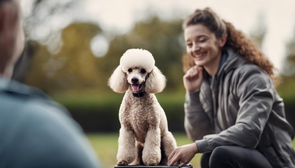 poodle training with clicker