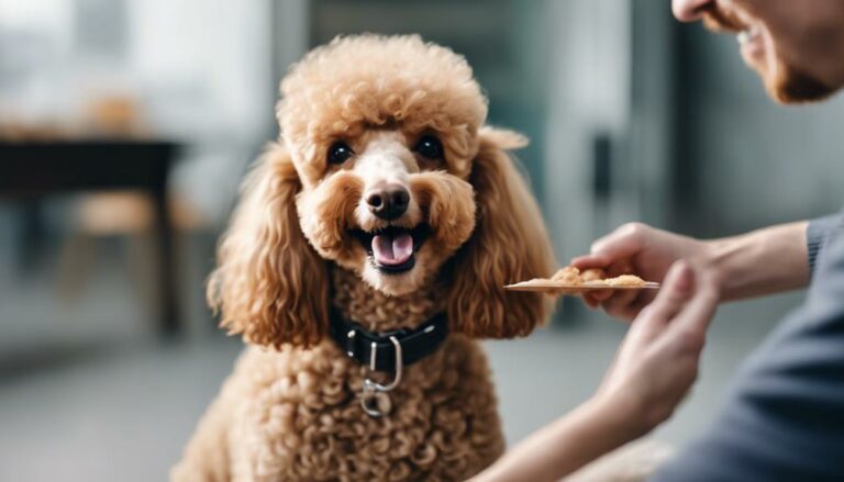 poodle training with rewards