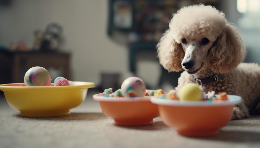 poodle weight and behavior