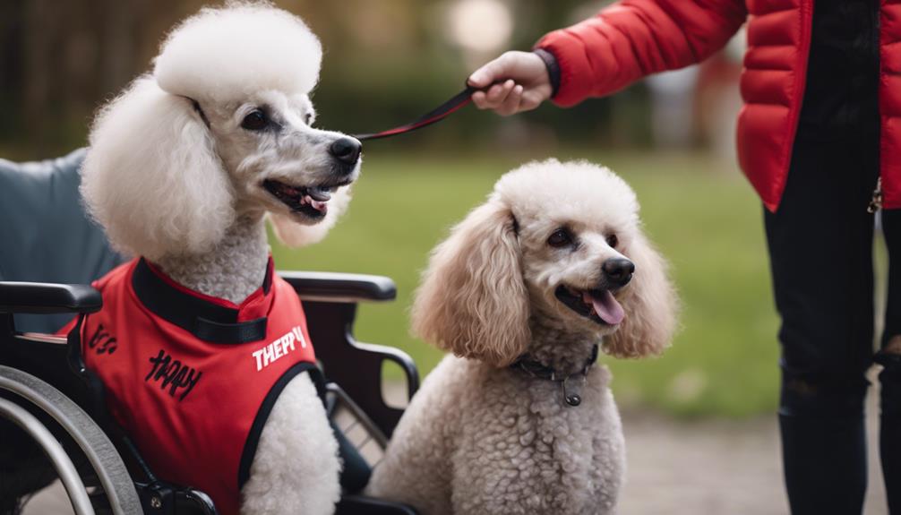 poodles bring comfort everywhere