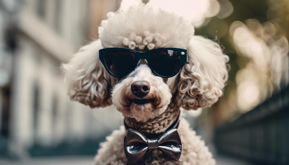 poodles in haute couture