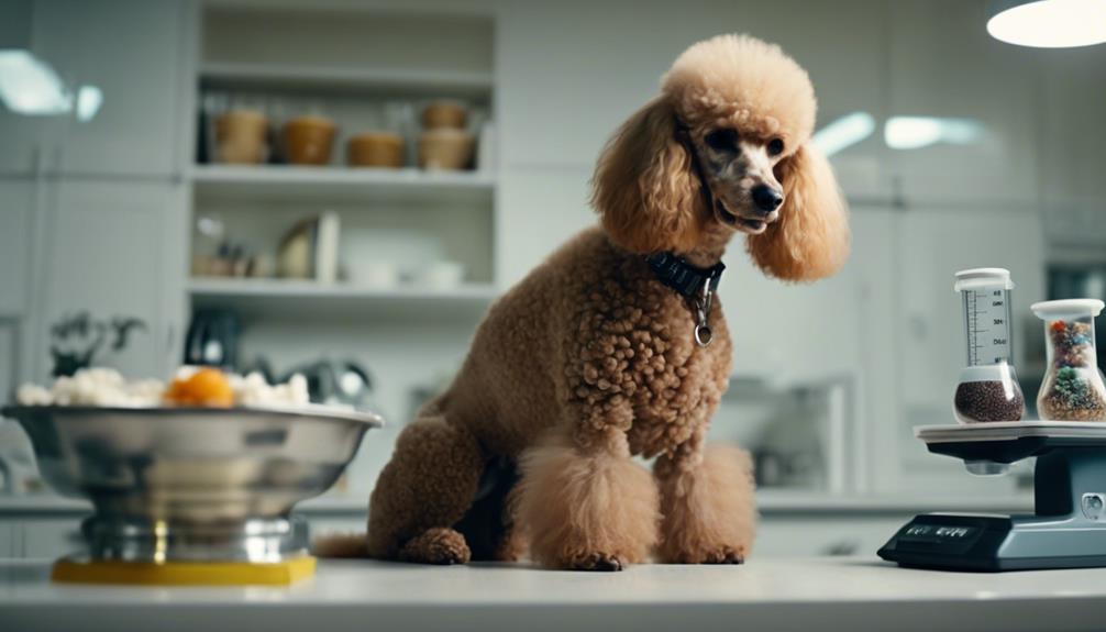 tracking poodle s weight and health