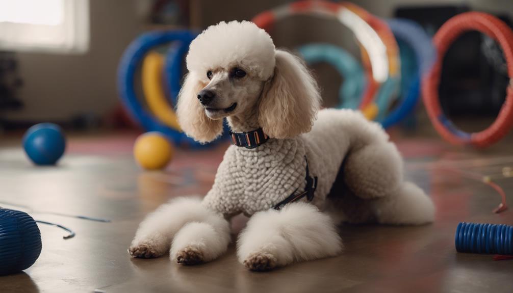 training poodles for agility
