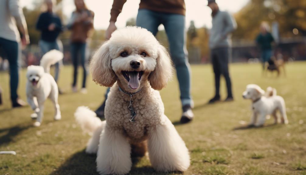 training poodles from puppyhood