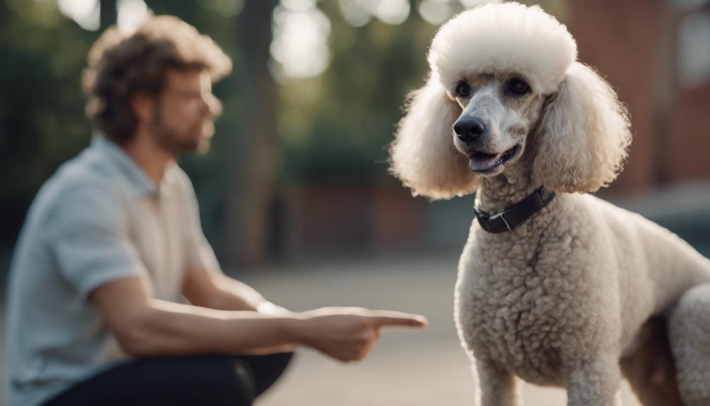 training poodles to be calm