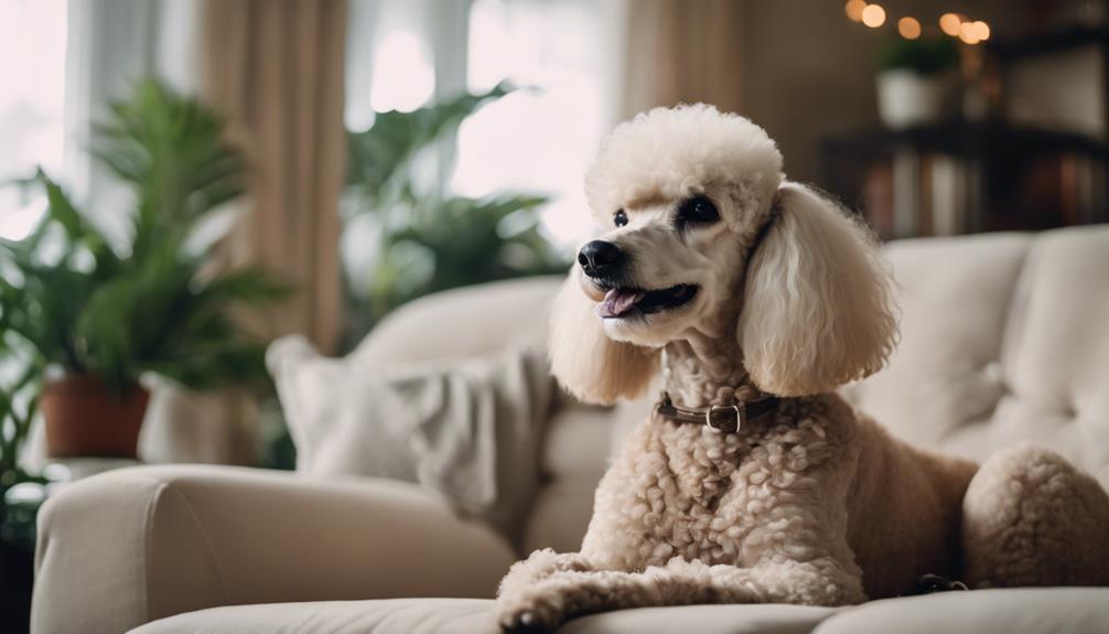 tranquil space for poodles