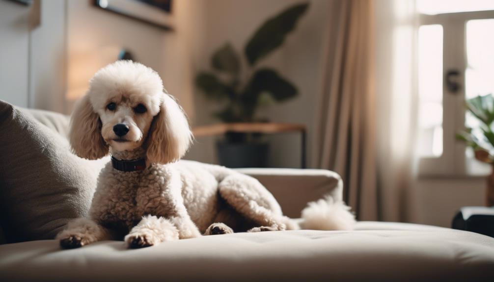 tranquil space for poodles